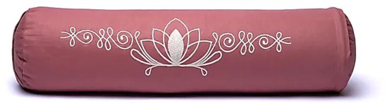 Bolster oudroze lotus biokatoen (OCS) van Yogi & Yogini