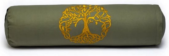Bolster rond levensboom bio katoen van Lotus Design