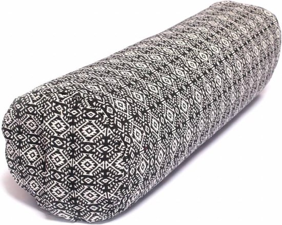 Bolster rond zwart-wit van Yogi & Yogini