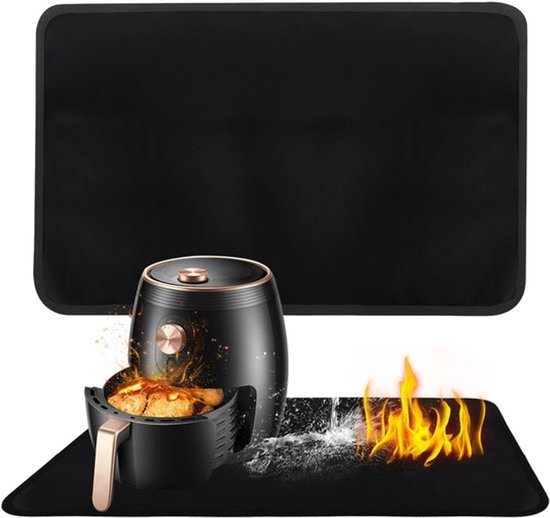 Brandwerende Mat 2 stuks Olie Mat Buitenvloermat Haardmat Vlamvertragende Mat Voor Keukenvloerbescherming Mat Voor Gasbarbecues Houtskoolgrill Open haarden