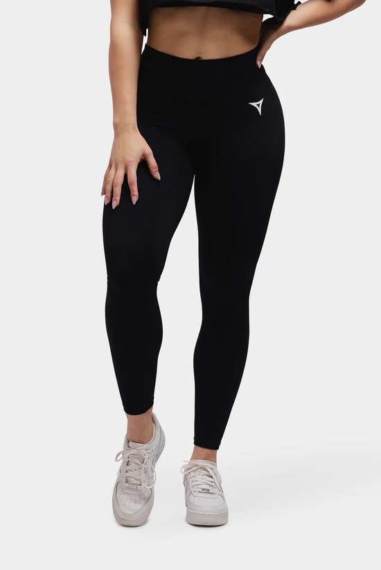 Breaking Limits Sportlegging Dames - High Waist - Bum Scrunch - Zweetafvoerend - Squatproof - Zwart - Maat L van Merkloos