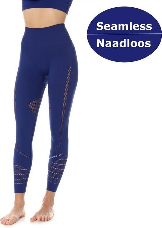Brubeck Sportlegging Seamless GYM Dames - Functioneel Elegant en Stijlvol - Donkerblauw S van Brubeck