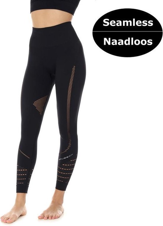 Brubeck Sportlegging Seamless GYM Dames - Functioneel Elegant en Stijlvol - Zwart XL van Brubeck