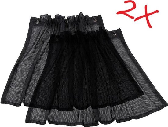 BukkitBow - Zonneschermen voor auto - Zonnegordijn Met Zuignappen - Zonnescherm met Zuignappen Voor Autoraam - Set van 2 stuks van BukkitBow