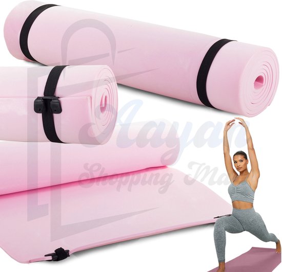 Campingmat / Yogamat 180x50 cm – 0.5 cm Dik – Lichtgewicht Slaapmat voor Camping, Fitness & Yoga – Isolerend & Waterafstotend – fitness mat – yogamat dun – outdoor mat camping – oprolbare mat – waterafstotende mat – 04747 van Merkloos