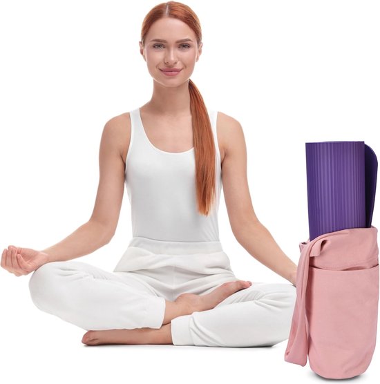 Canvas Yoga Tas met Schouderband, Sporttas voor Yoga Mat en Accessoires van Proworks