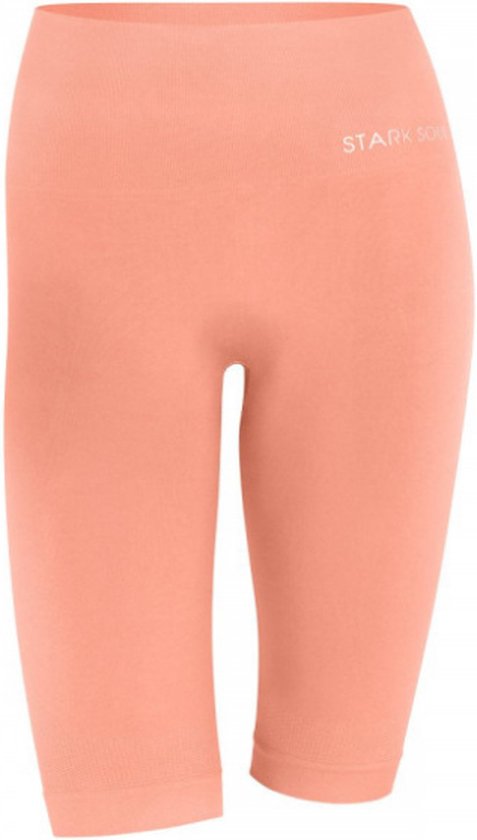 Capri Sportlegging - Naadloos - Hoge taille - Perzik - Maat S van Oceans Apart