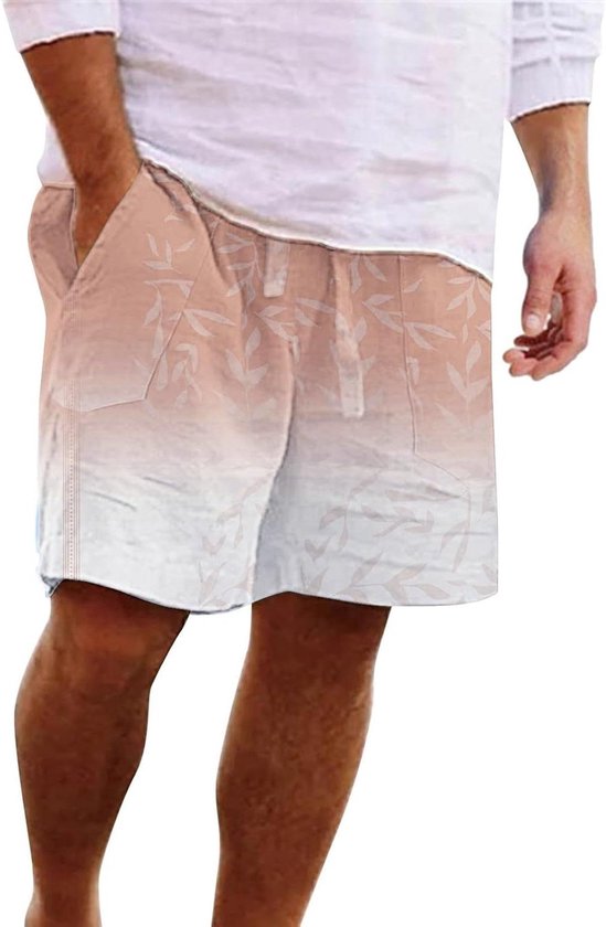 Casual Strandbroek - Zomerbroek - Ontspannen Zomer - Lichtgewicht Materiaal - Korte Maat - Blauw