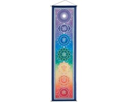 Chakra banner klein - 15x60 - Polyester van Yogi & Yogini