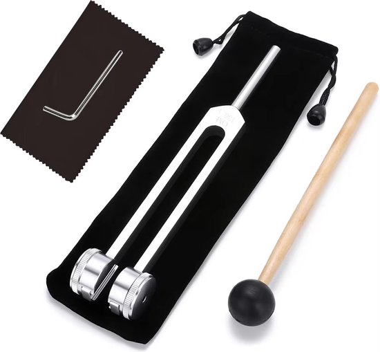 CHPN - Stemvork - Diapason - Trilvork 128 Hz Chakra Activatie Balans Rust - Stem instrument - Met zakje van CHPN