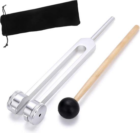 CHPN - Stemvork mid ohm 136.1Hz - Stem vork - Balanceren van het je Chakra - Inclusief handig zakje - Diapason van Merkloos