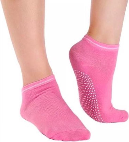 CHPN - Yogasokken - Sportsokken - Yoga - Antislip - Roze tenen - Vrolijke gekleurde sokken - Sokken - Yogasok - Pink socks - 36-40 van CHPN