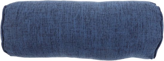 Cilindrisch Yoga Kussen - Nekondersteuning Pilates - Fitness Thuis Studio - Huidvriendelijk Materiaal - 40 x 15 cm - Blauw