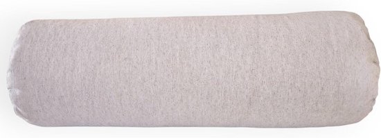 Cilindrische Yoga Bolster - Yoga Kussen - Restauratieve Yoga - Biologische Spelt Vulling - 60 x 20 cm - Zand