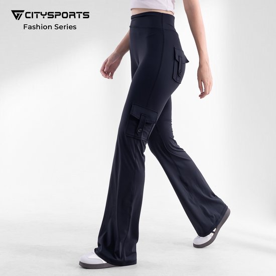CITYSPORTS YJK3 Sportlegging - Sportlegging dames - Sportkleding dames - Shape legging - yoga legging dames - sportbroek - squat proof - Sportkleding - XL van Merkloos