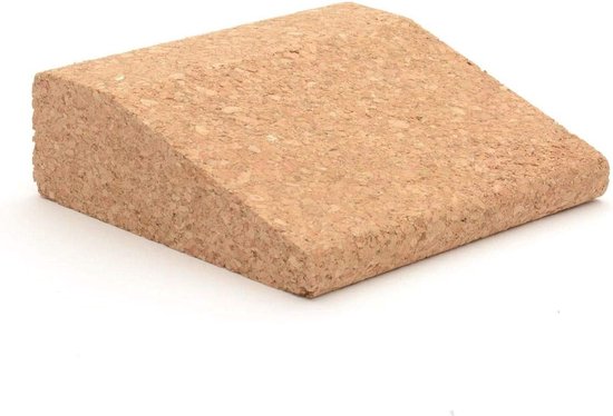 CKB ltd – Wedge – Yoga Blok – fitness kussen joga pilates yogablok yogakussen kurk zabuton blokken rond block gym yogablokken eco bolsters yogabolster stability blocks voor yogarol kussens pillow duurzaam gymnastic stretch ecologisch van CKB ltd