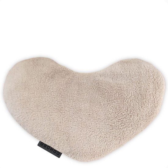 COHOSO® - Oogkussen - Biologische Lavendel Lijnzaad Kamille - Migraine - Verzwaard 222gram - Warm & Koud Oogmasker - Hartvorm - Duurzaam - Nederlandse productie van COHOSO®