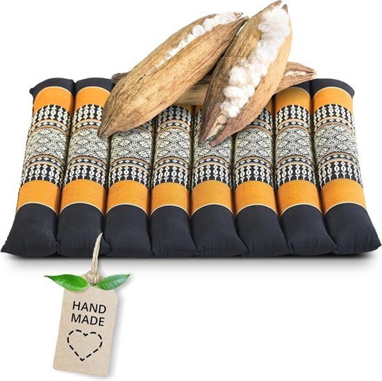 Comfortabel Zitkussen/Vloerkussen Kapok – Klein 35x35cm – Indoor/Outdoor Gebruik