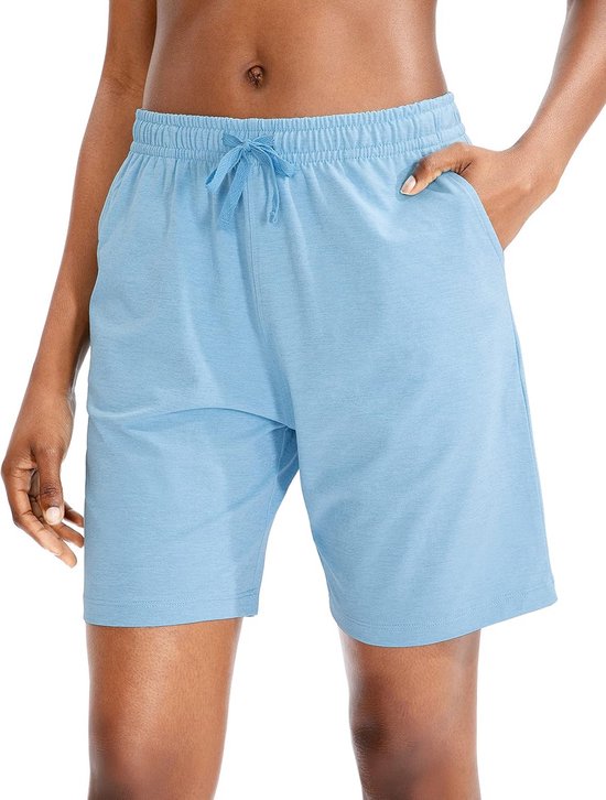 Comfortabele Dames Bermudashorts met Diepe Zakken voor Casual en Sportief Gebruik