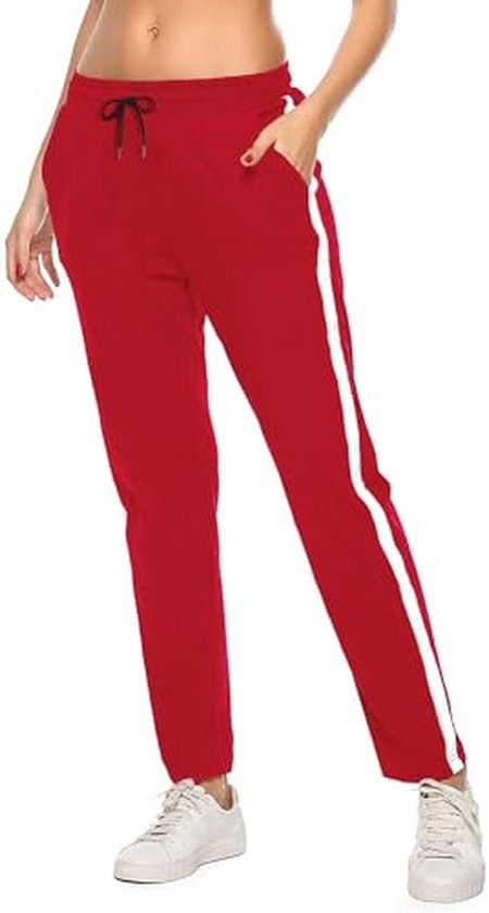 Comfortabele Dames Joggingbroek Katoen - Elastische Casual Sportbroek voor Yoga en Fitness