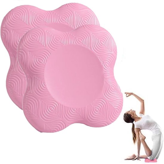 Comfortabele Kniepad Antislip voor Yoga en Pilates - 20 x 20 cm Knie Mat, Ondersteuning voor Knieën tijdens Sport en Oefeningen