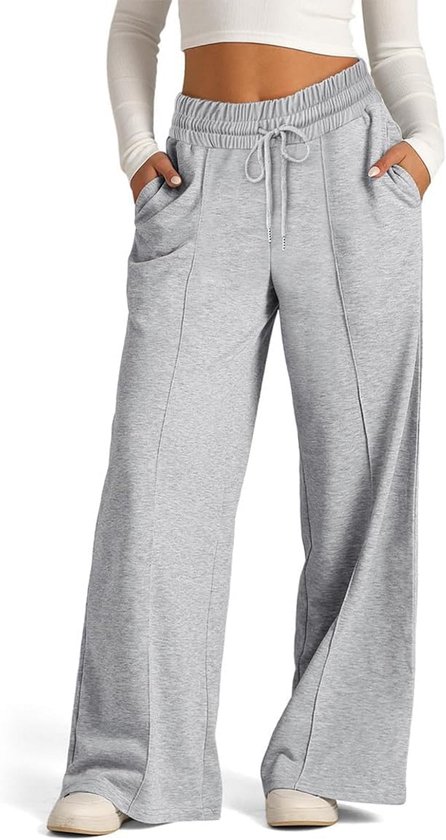Comfortabele Sportbroek Dames Joggingbroek met Zakken voor Yoga en Fitness