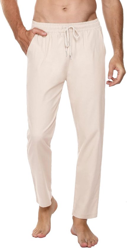 Comfortabele Sportbroek Heren Elastische Taille Fitness Broek Training