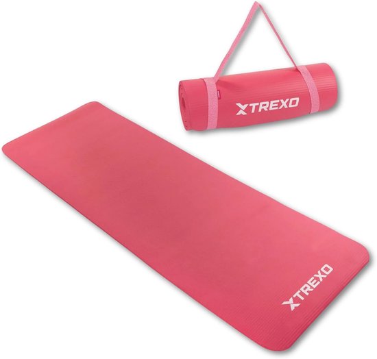 Comfortabele Yoga en Pilates Oefenmat 183x61 cm 15mm dik met Antislip Grip