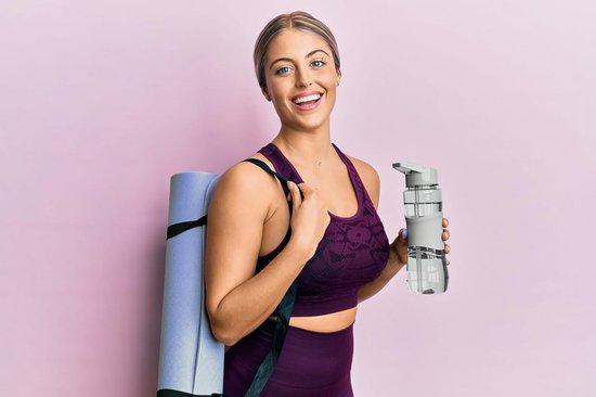 Comfortabele Yogamat met Draaggreep - Extra Dikke Trainingsmat voor Fitness en Yoga