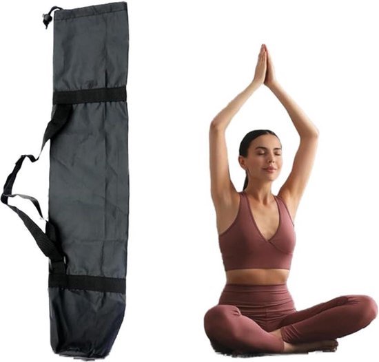 Compacte draagtas voor yoga pilates fitness - verstelbare schouderriem - lichte waterdichte reistas voor dames