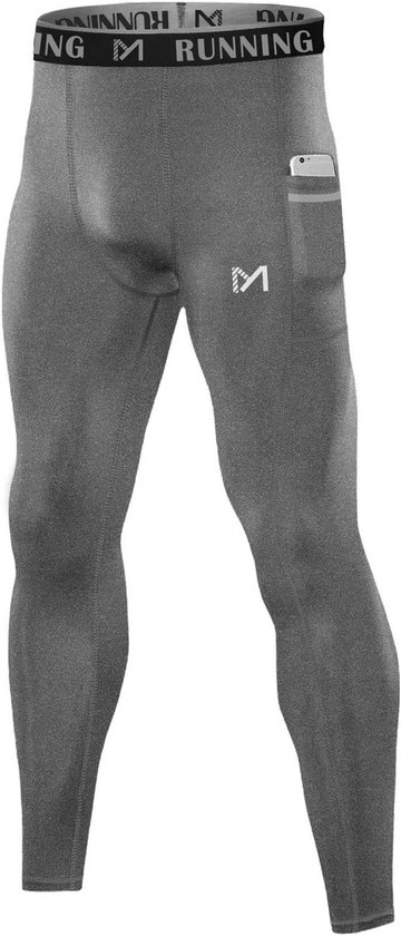 Compressiebroek Heren Lange Sportlegging Ademend voor Hardlopen en Fitness
