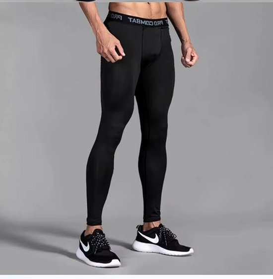 Compression Men Running Leggings -Trousers for Gym, Training, Fitness, and Workout -M van Merkloos