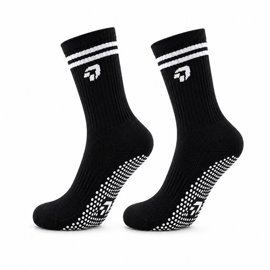 CREATE PERFORMANCE Pilates sokken - Sokken Pilates - Dames - Gripsokken - Pilates - Stretch - 2 stuks - Zwart