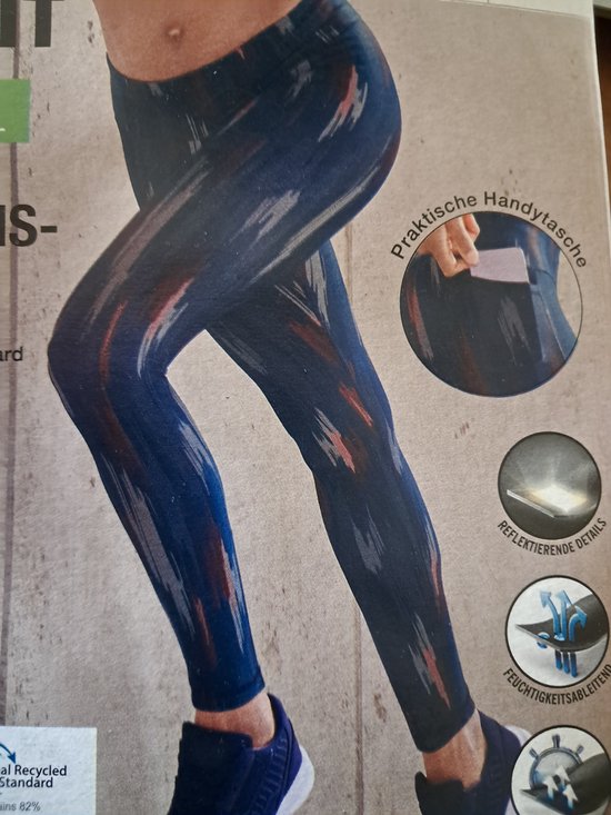Crivit Dames Legging - Maat M 40/42 - Met zakje voor gsm van CRIVIT