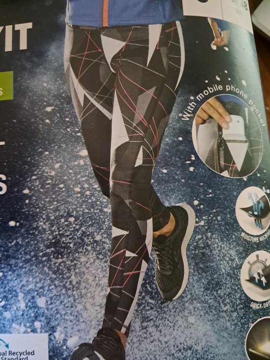 Crivit Dames Sport Thermische Legging - Maat S 36/38 van CRIVIT