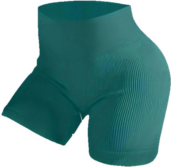 Currero Pilates Pak Dames - Yoga - Buttshaper - Gym - Fitness - Butt Lift - Bil Vergrotend - Heup Liftend - Yogakleding - Donker Cyaan S