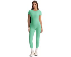 Currero Pilates Pak Dames - Yoga - Buttshaper - Gym - Fitness - Butt Lift - Bil Vergrotend - Heup Liftend - Yogakleding - Felgroen XL