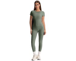 Currero Pilates Pak Dames - Yoga - Buttshaper - Gym - Fitness - Butt Lift - Bil Vergrotend - Heup Liftend - Yogakleding - Groen XL