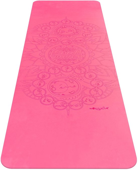 Dailygoods - Antislip Yogamat voor Volwassenen - Milieuvriendelijk TPE Materiaal, 180 x 60 cm