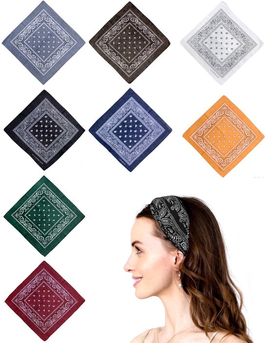 Dailygoods - Dameshaarband - Boho-hoofdband - Comfortabel en ademend - Meerkleurig - Sportaccessoires voor yoga - Ideaal voor elke gelegenheid van Dailygoods