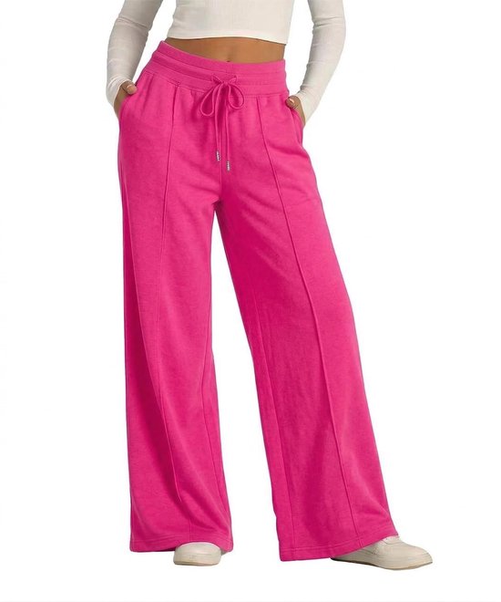 Dailygoods- Sportbroek Dames - Casual Joggingbroek - Rechte Pijpen - Met Zakken - Losse Pasvorm - Ademend Materiaal