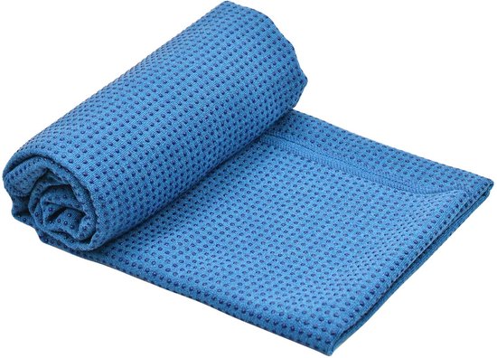 Dailygoods- Yogamat Antislip - Microvezel Yoga Handdoek - Draagtas - 183 cm x 63 cm - Zweetopname - Lichtbestendig - Yogahanddoek