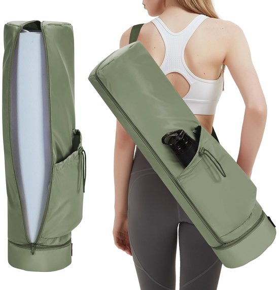 Dailygoods- Yogamat - Extra dik - Yogamat tas - Draagriem - Praktische opberg - Nat vak - Ruime yogatas 70 x 18 cm - Yogatassen van Dailygoods