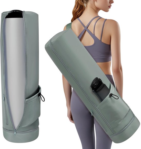 Dailygoods- Yogatas waterdicht - Sporttas dames - Verstelbare schouderriem - Vak voor natte spullen - Grote capaciteit - Slijtvast materiaal