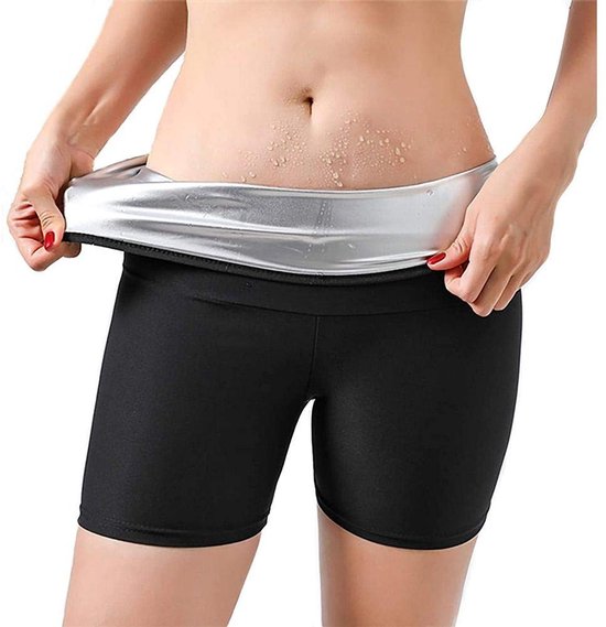 Dailygoods- Zweetbroek 2-in-1 - Trainingsbroek - Sportkleding - Gewichtsverlies - Vetverbranding - Huidvriendelijk materiaal - Sportbroek