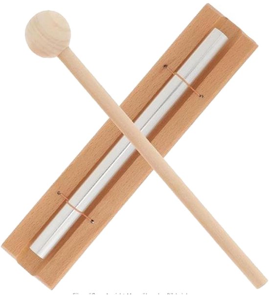 Dailygoody - Percussiebel - Meditatiebel voor yoga - Helder geluid - Tubular-belletjes voor ontspanning - Geschikt voor meditatie en klassenmanag
