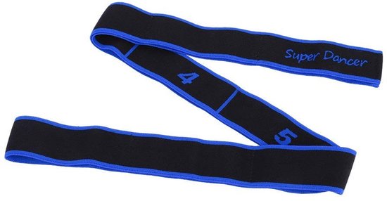 Dailygoody - Stretch Band - Elastic Exercise Loop - Voor Dans en Yoga - Blauw - Coördinatie en Balans - Verbeter Lichaamsflexibiliteit - Ideaal voor F