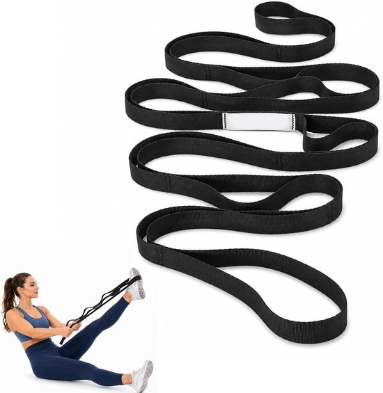 Daisy Chain 180 cm - verstelbare nylon oefenband - multifunctioneel - ideaal voor krachttraining en yoga - ShopVlot