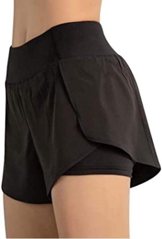 Dames Hardloopshorts 2-in-1 met Zakken - Sportbroekje voor Fitness, Yoga en Joggen