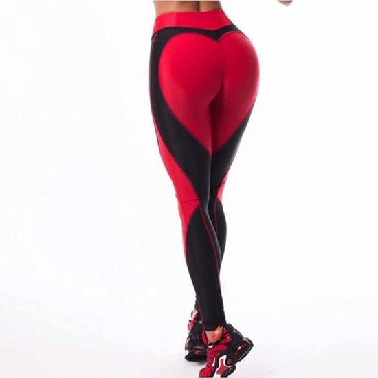 Dames High Waist Leggings Hart-Billen Yoga Broek Joggingbroek Push Up Fitnessbroek Vrouwen Leggings Gym Workout Panty Zacht Elastische Sportbroek S